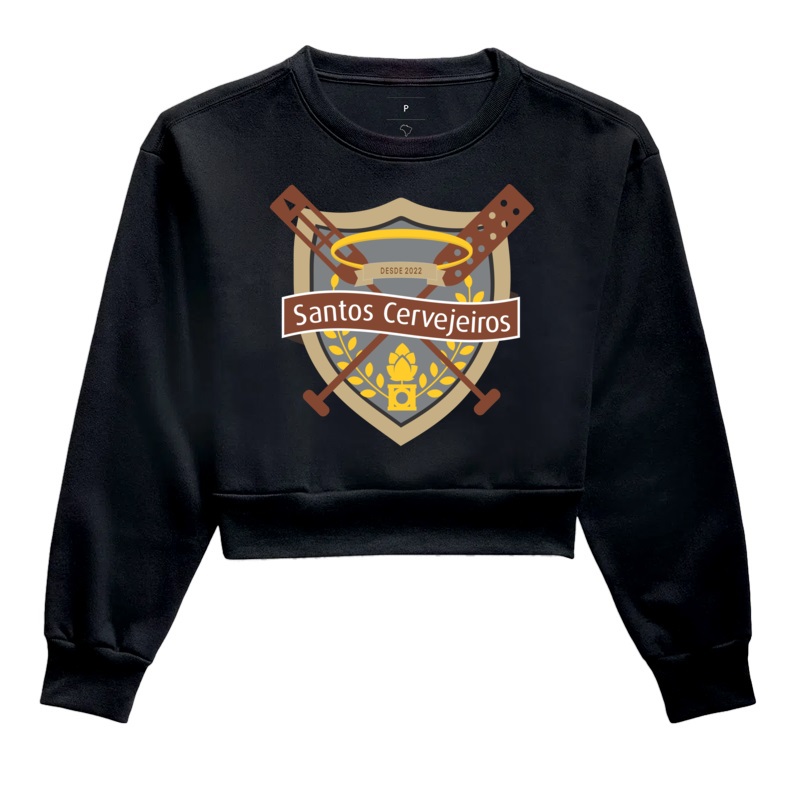 Moletom Cropped Santos Cervejeiros Clássico