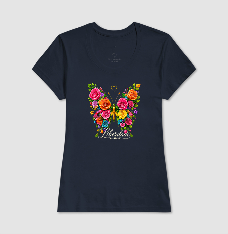 Camiseta Borboleta Liberdade - Imagem 7