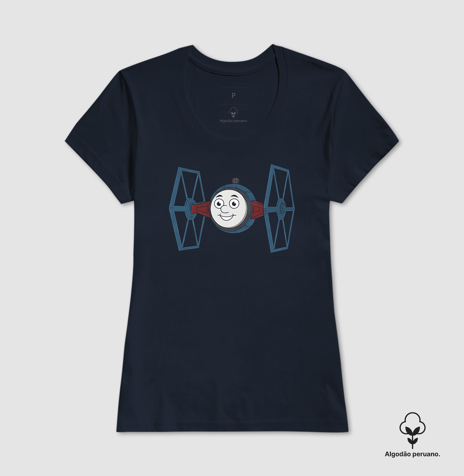Camiseta Algodão Peruano TIE Engine - Imagem 5