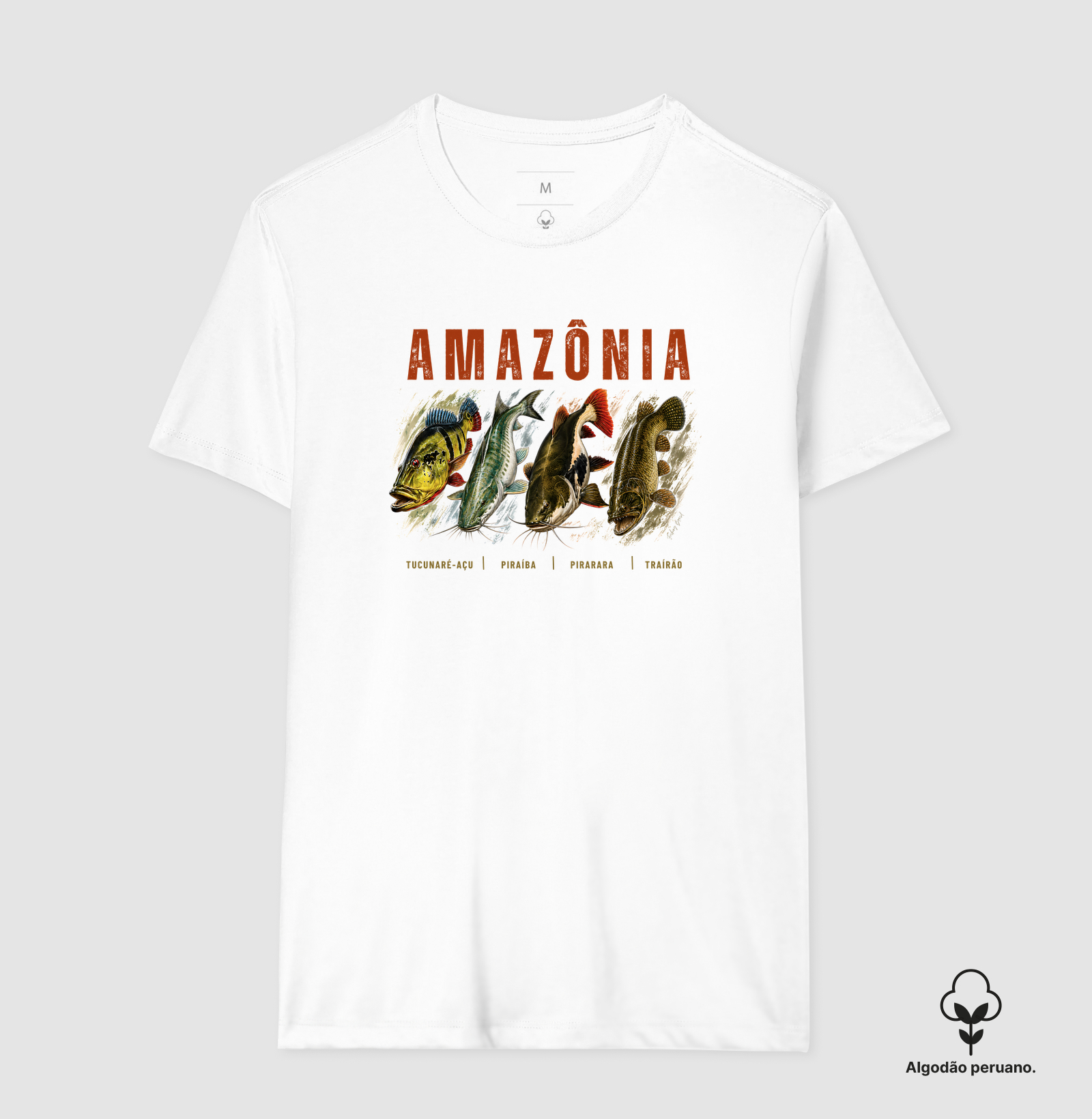 AMAZÔNIA — GIGANTES AMAZÔNICOS (Algodão peruano) - Imagem 4
