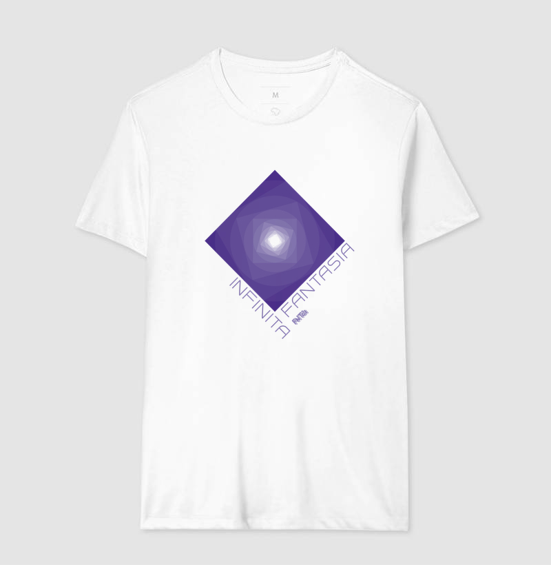 T-SHIRT "INFINITA FANTASIA" / ROXO ESTAMPA GRANDE