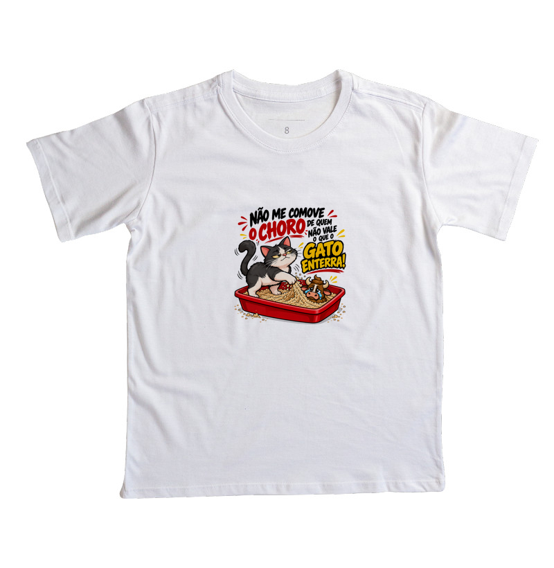 Camiseta Infantil Gato Poop - Imagem 6