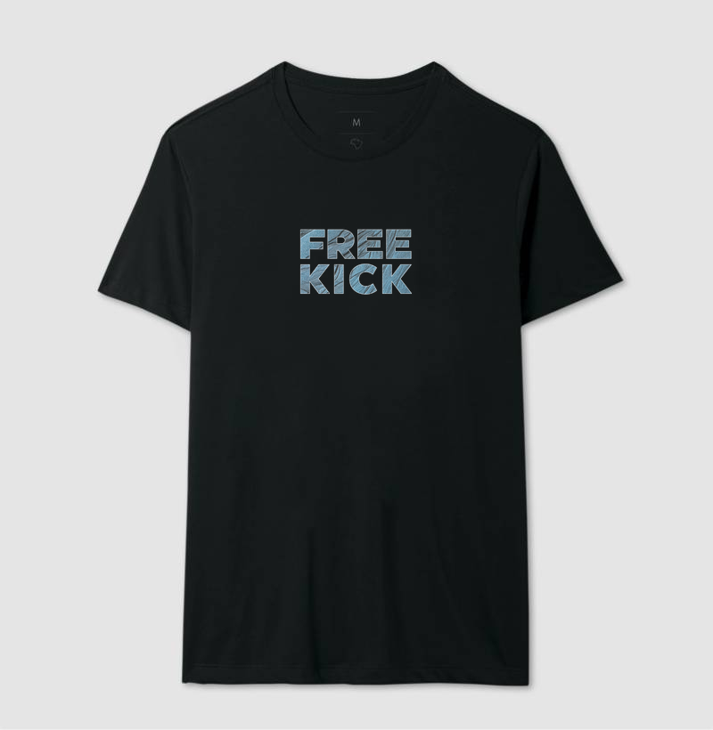 CAMISETA FREE KICK AZUL ABSTRATO - Imagem 2