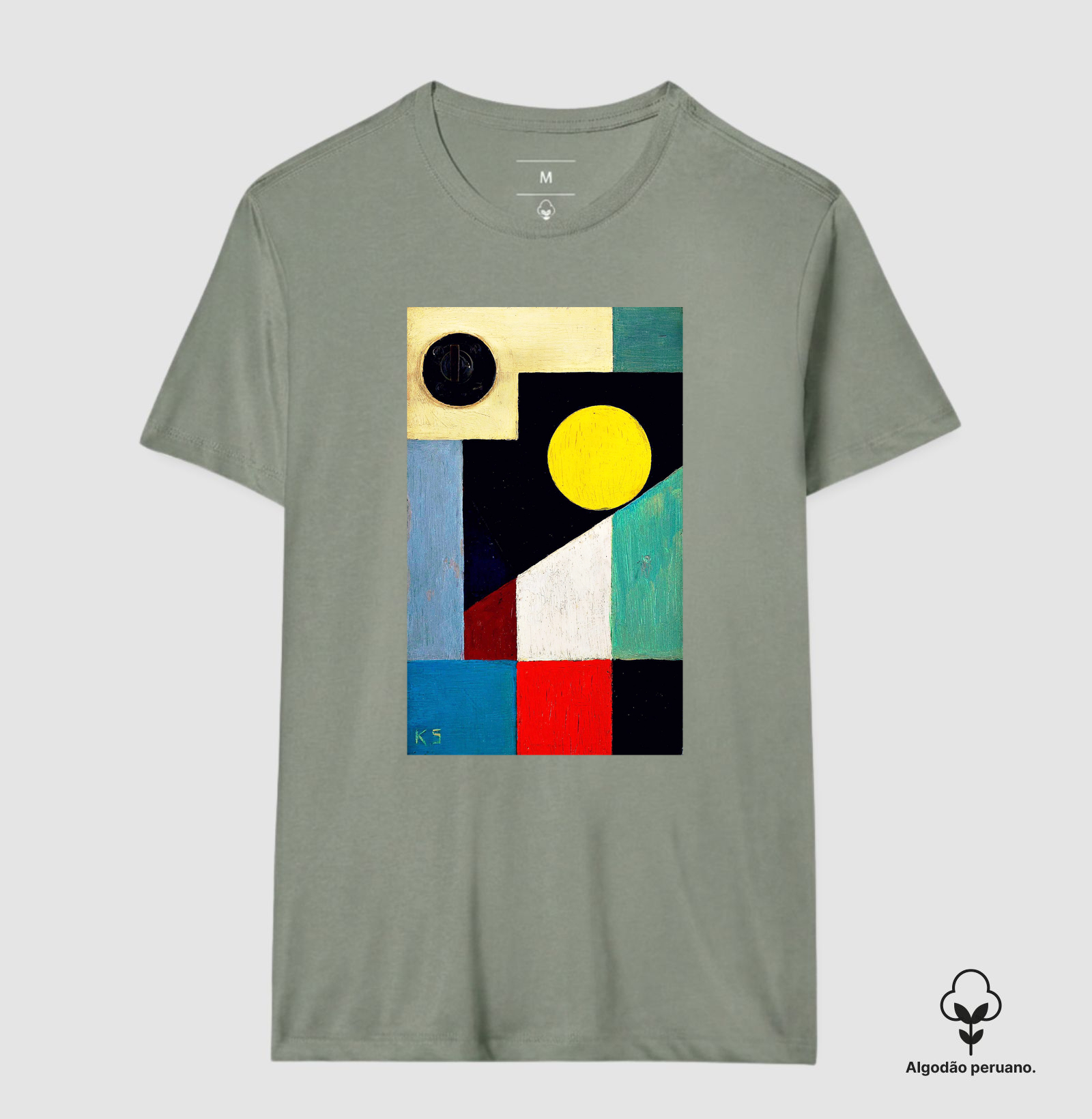 Camiseta Algodão Peruano Tanguis Kurt Schwitters - Imagem 2