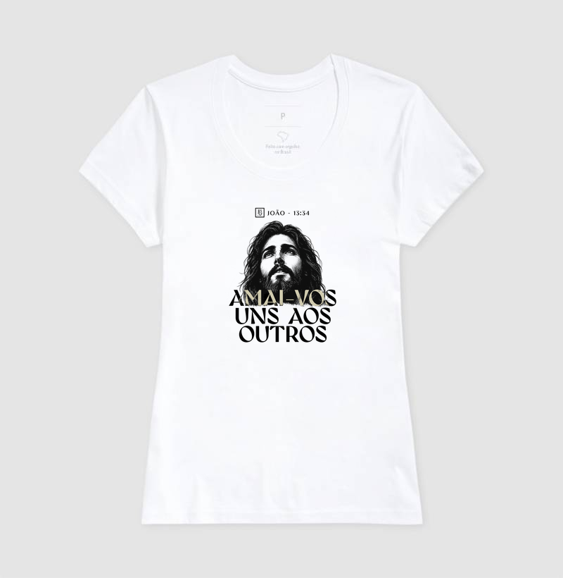 Camiseta Maior Amor Não Há | João 13:34 - Imagem 3