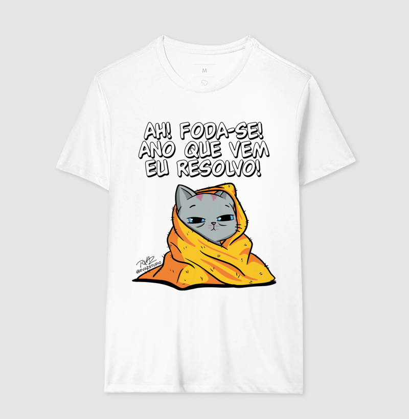 Camiseta Gato Sincero Ano que vem - Imagem 4