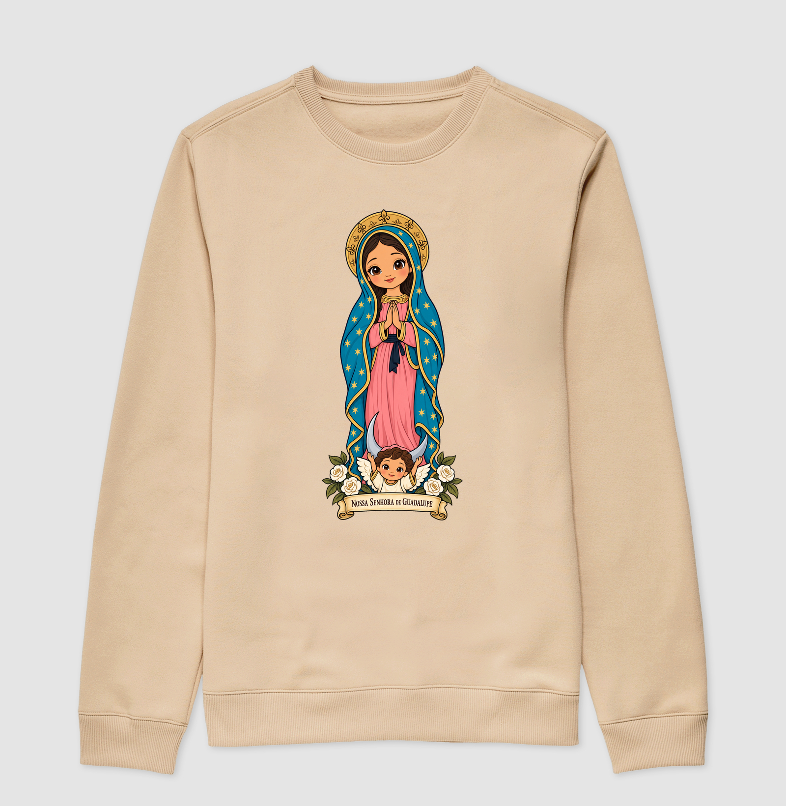 Nossa Senhora de Guadalupe estilo chibi - Imagem 3
