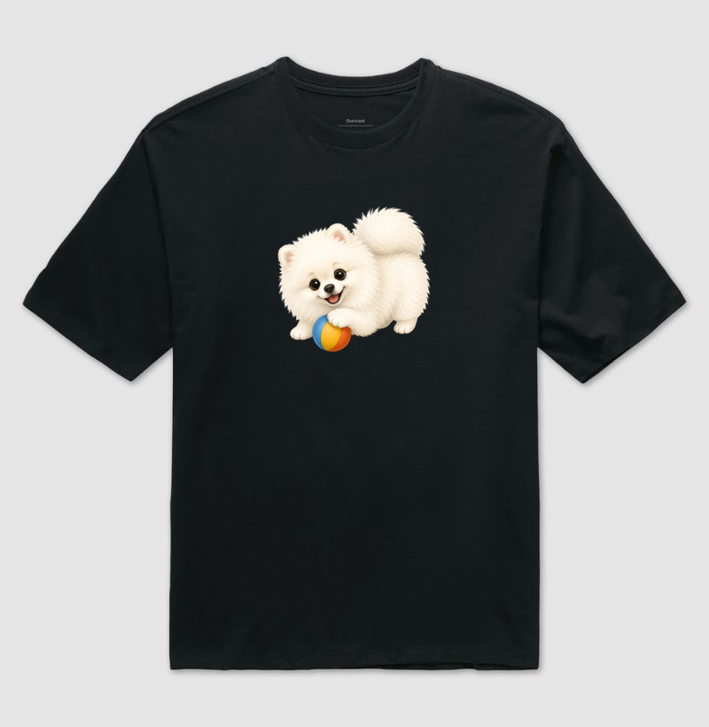 Pomerânia (Spitz Alemão) Branco - Desenho Animado - Imagem 2