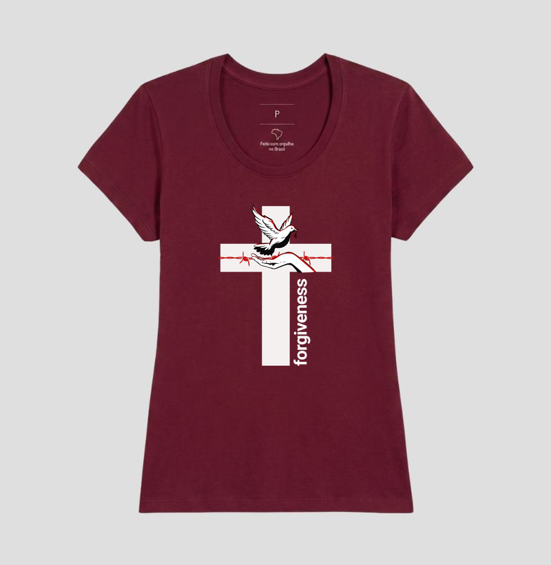 Camiseta Feminina Acinturada Forgiveness - Imagem 6
