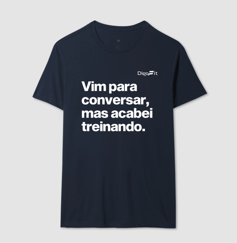 CAMISETA ACADEMIA VIM PARA CONVERSAR - Imagem 6