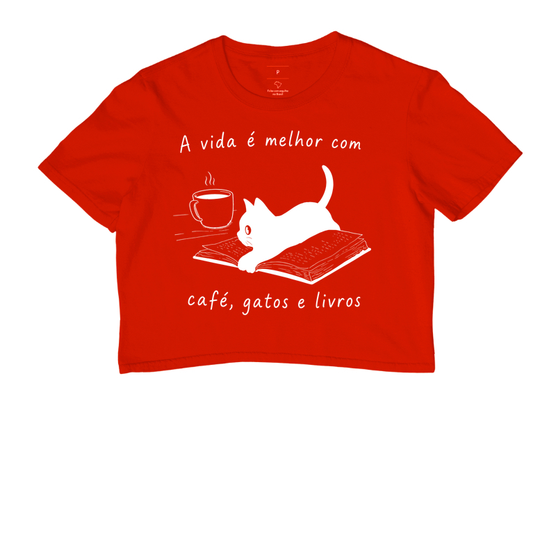 A Vida é Melhor com Café, Gatos e Livros - Imagem 7