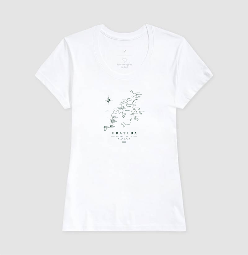 CAMISETA MAPA UBATUBA - Imagem 6