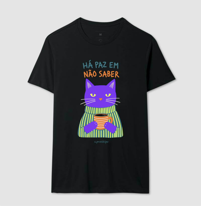 Camiseta Há Paz em Não Saber - Imagem 2
