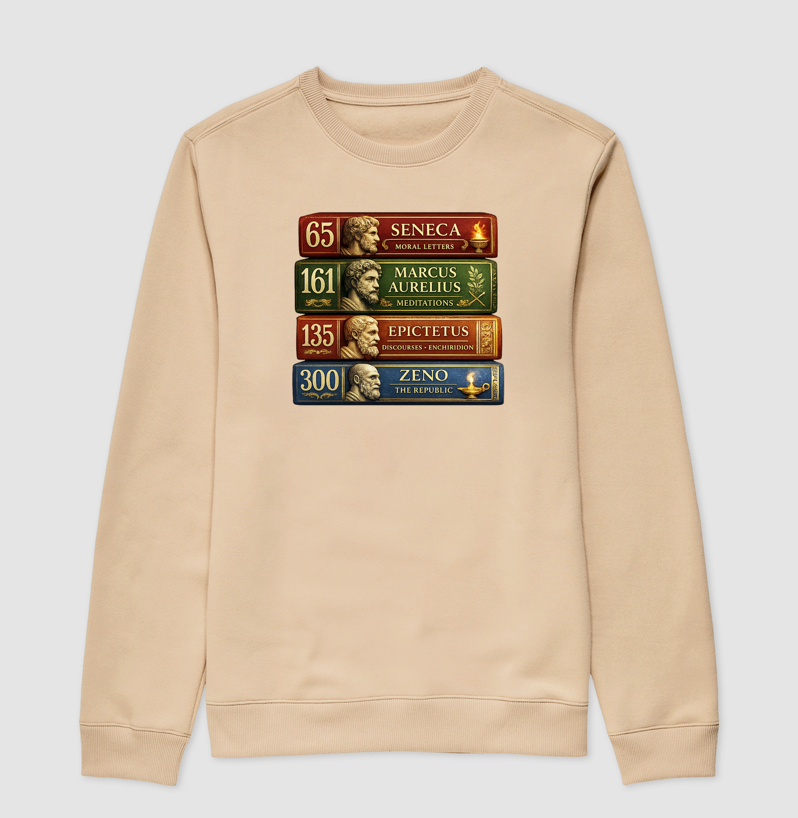 Camiseta Estoicismo "Stoic Library" - Imagem 3