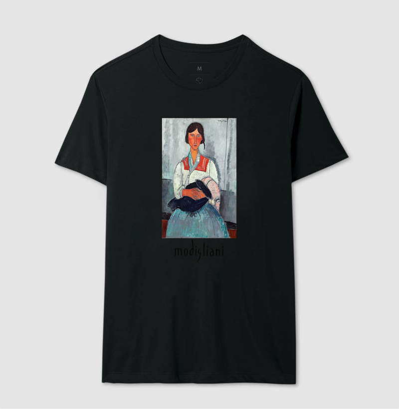 Camiseta Expressionista Italiana Modigliani  - Imagem 2