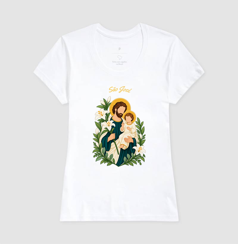 Camiseta São José — Amor que Cuida - Imagem 8