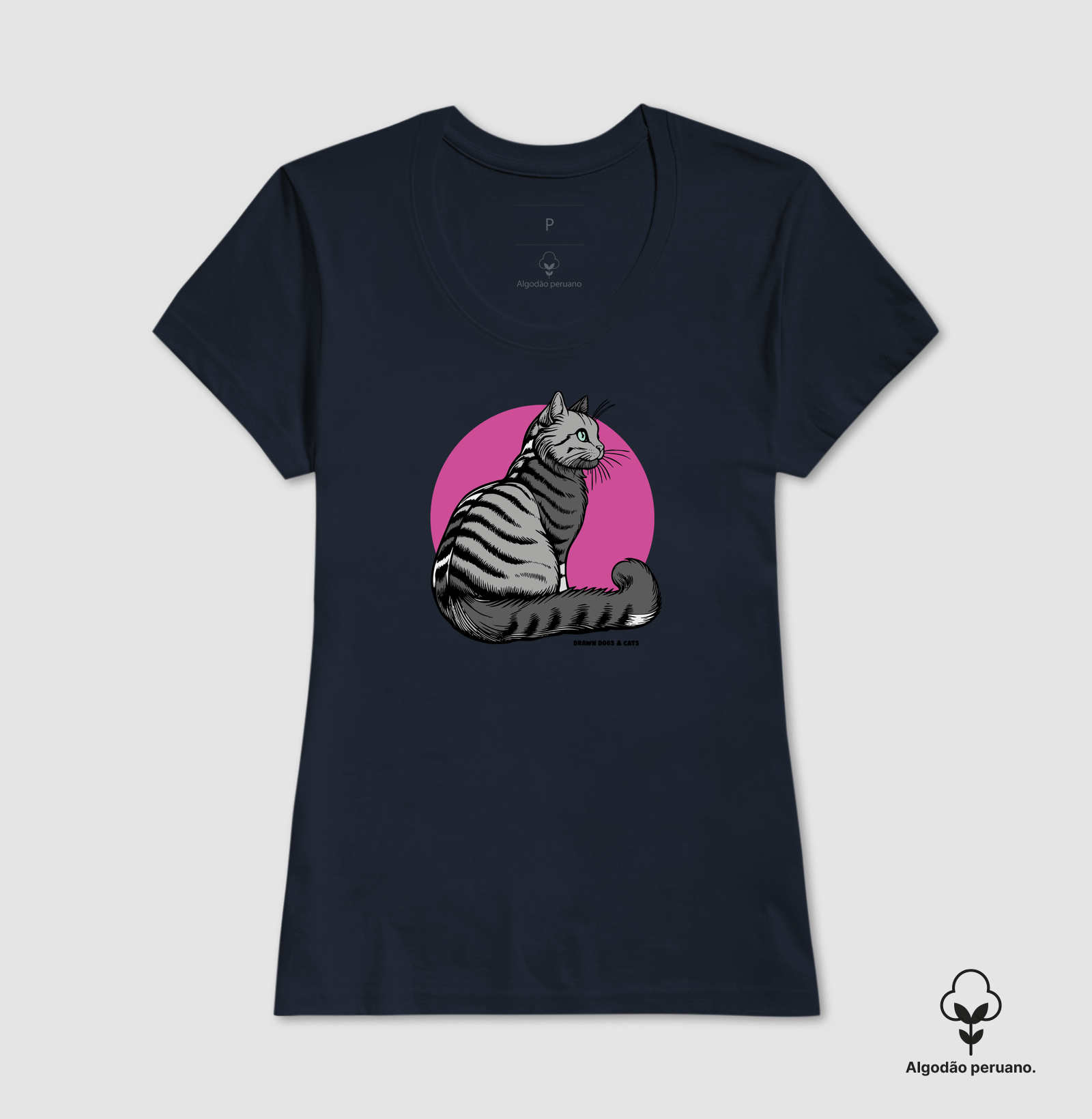 Gato cinza e fundo rosa - Imagem 7