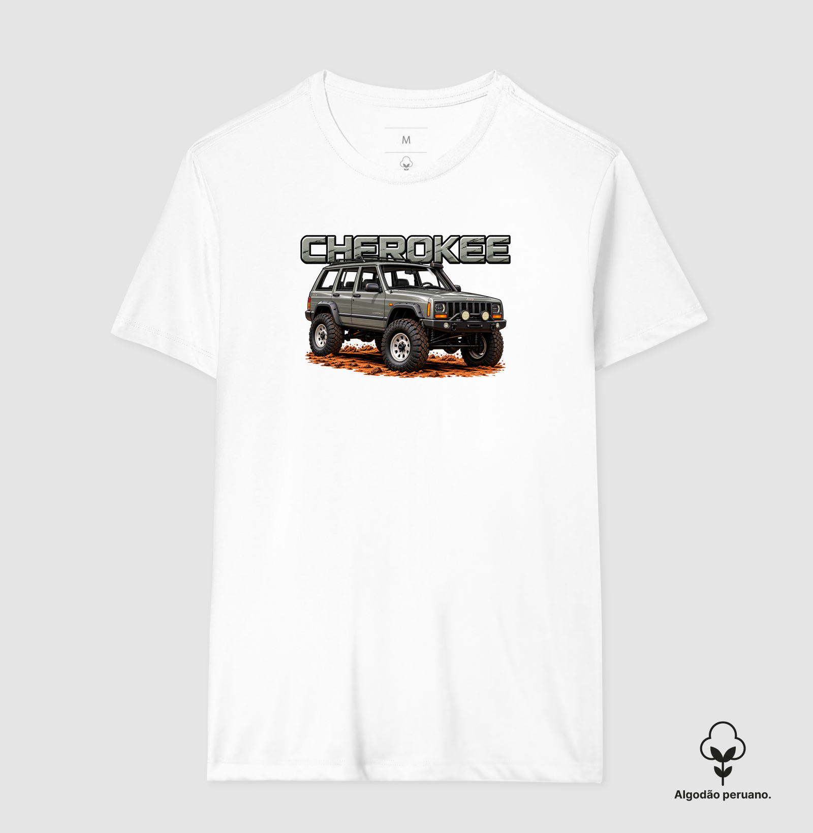Camiseta em algodão peruano Cherokee - Imagem 7