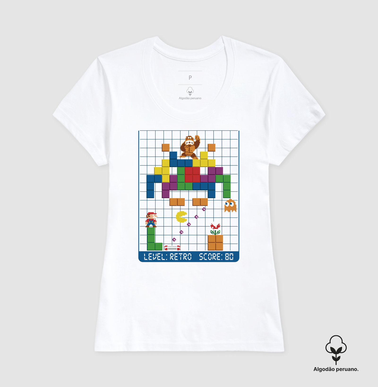 Camiseta Algodão Peruano Level Nostalgia - Imagem 5