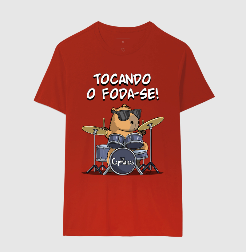 Camiseta Capivara Tocando o Foda-se - Imagem 10