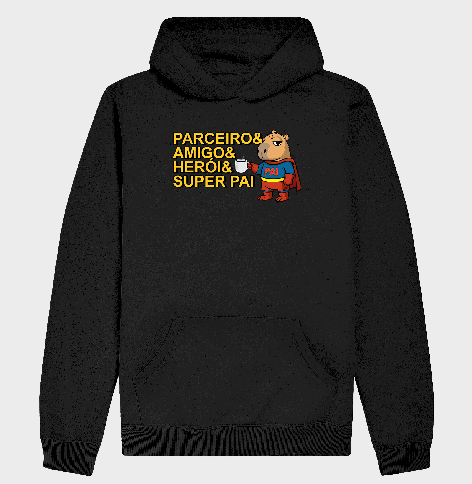 Camiseta Capivara Pai Super - Imagem 2