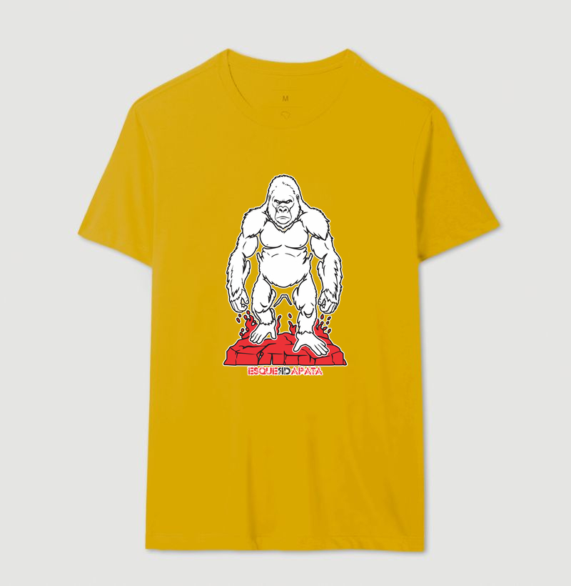 Camiseta Gorila em Algodão | EsquerdaPata - Imagem 17