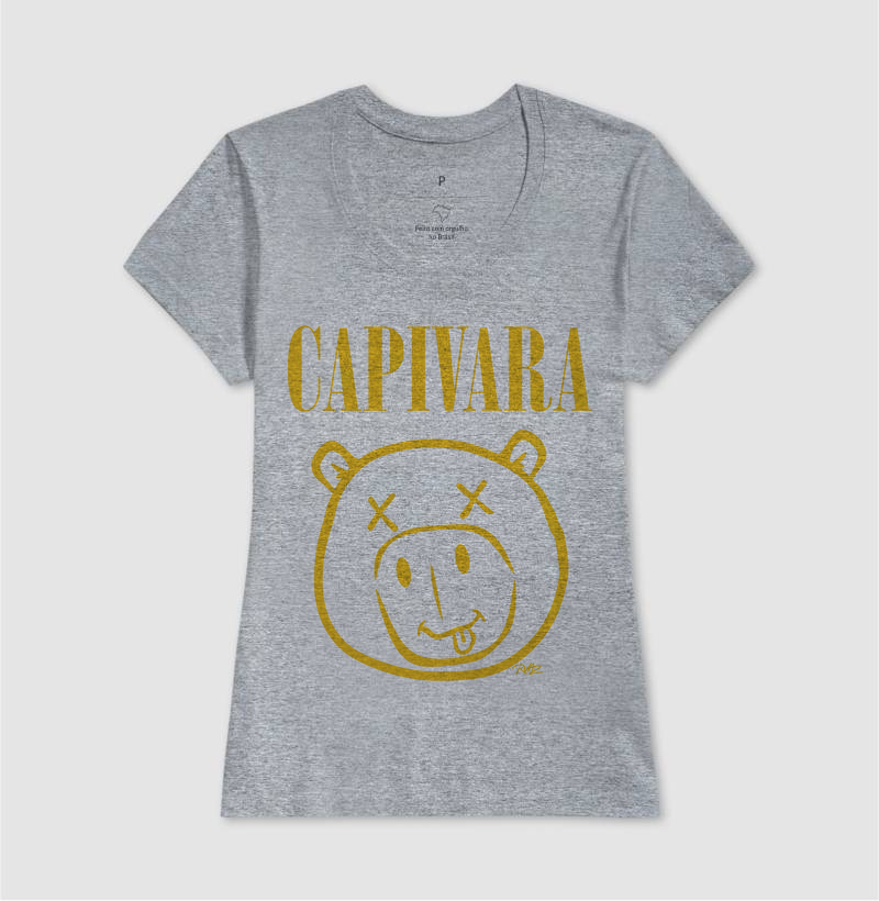 Camiseta Capivara Grunge - Imagem 7
