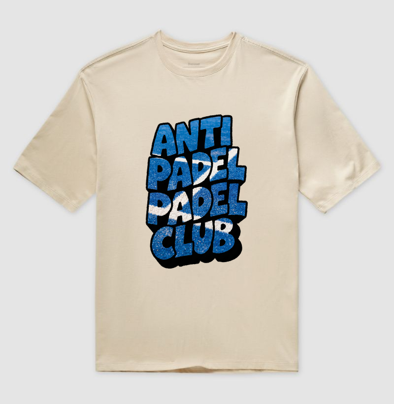 Camiseta Anti Padel Padel Club Quadra Azul - Imagem 3