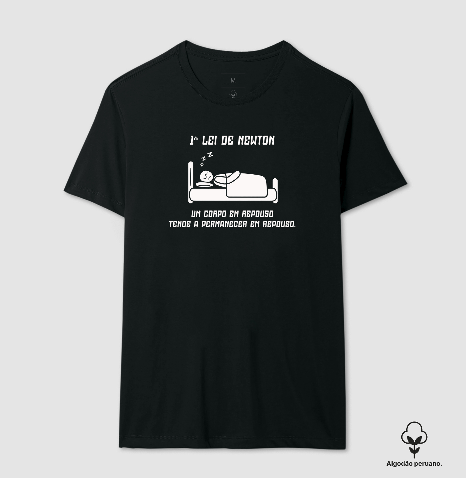 Camiseta Algodão Peruano 1a Lei de Newton - Imagem 4