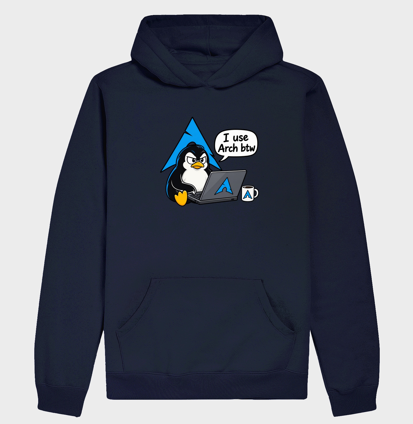 I Use Arch BTW — Pinguim Arch Edition - Imagem 4