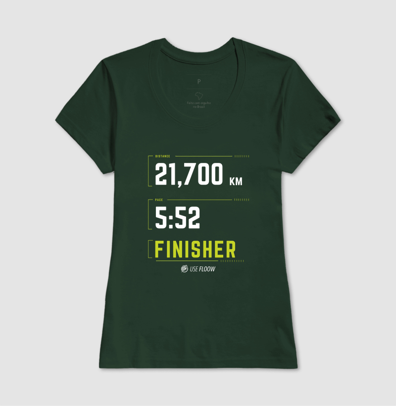 Camiseta Meia Maratona - Finisher 21,7 K Pace 5:52 - Imagem 13