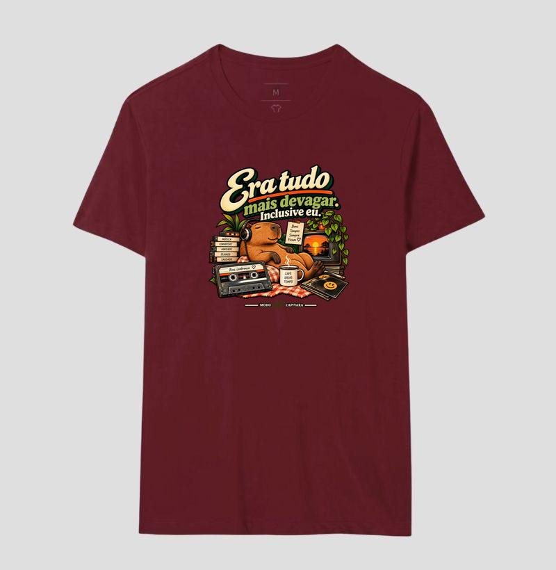 ERA TUDO MAIS DEVAGAR. INCLUSIVE EU - Modo Capivara - Camiseta - Imagem 18