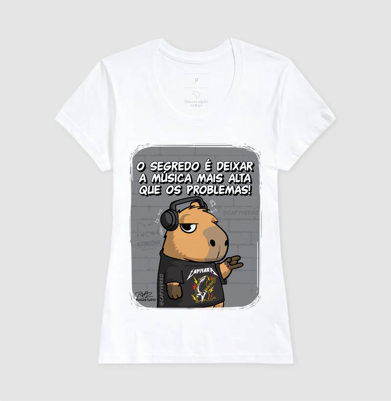 Camiseta Capivara Música - Imagem 5