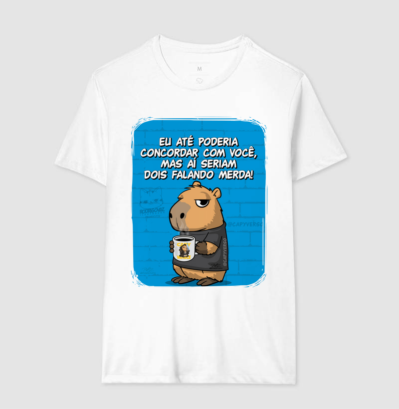 Camiseta Capivara Falando Merda - Imagem 4