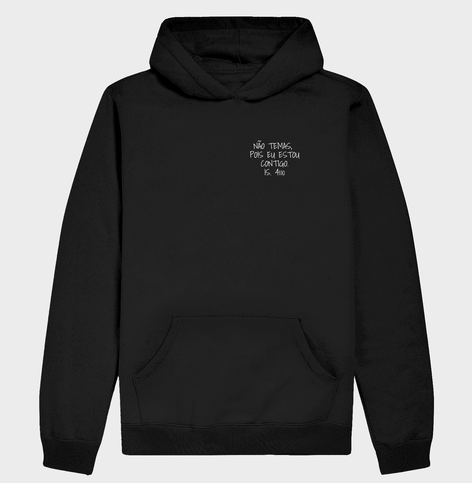 Hoodie Moletom Isaias 41:10 Bolso - Imagem 2