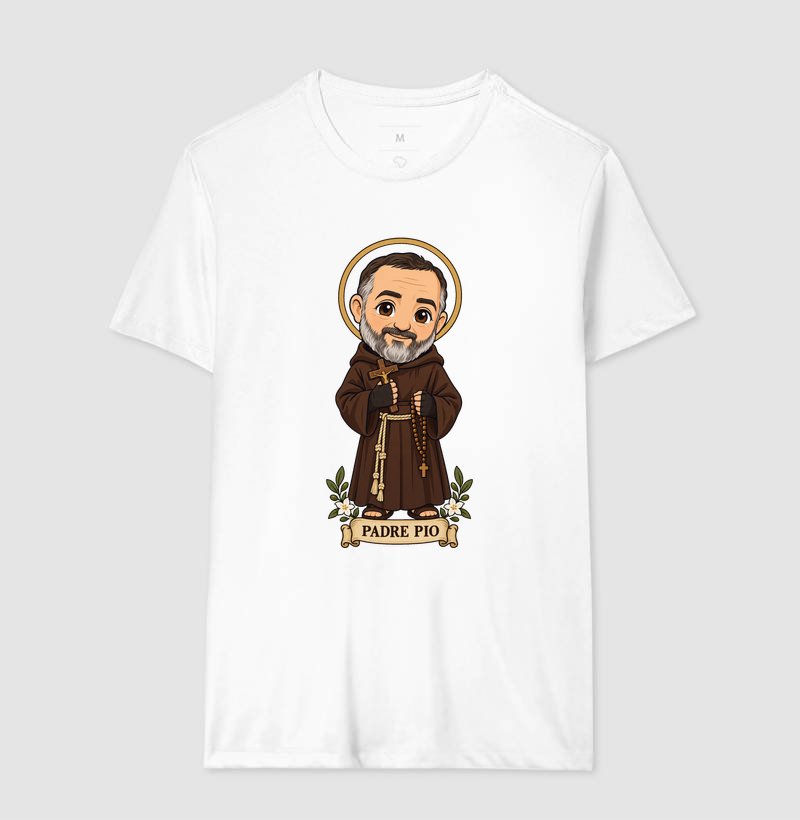 Padre Pio estilo chibi - Imagem 4