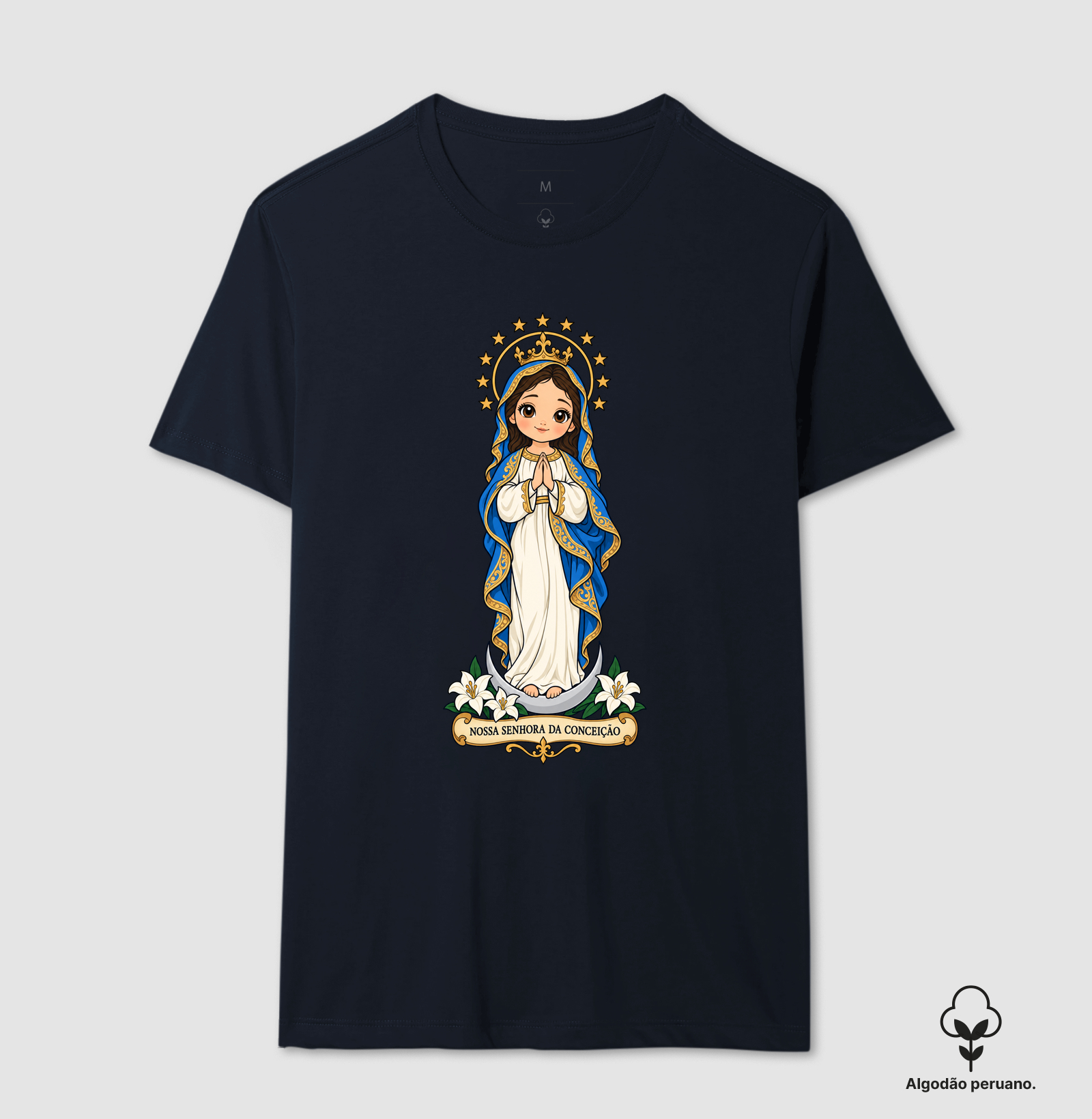 Nossa Senhora da Conceição estilo chibi - Imagem 2
