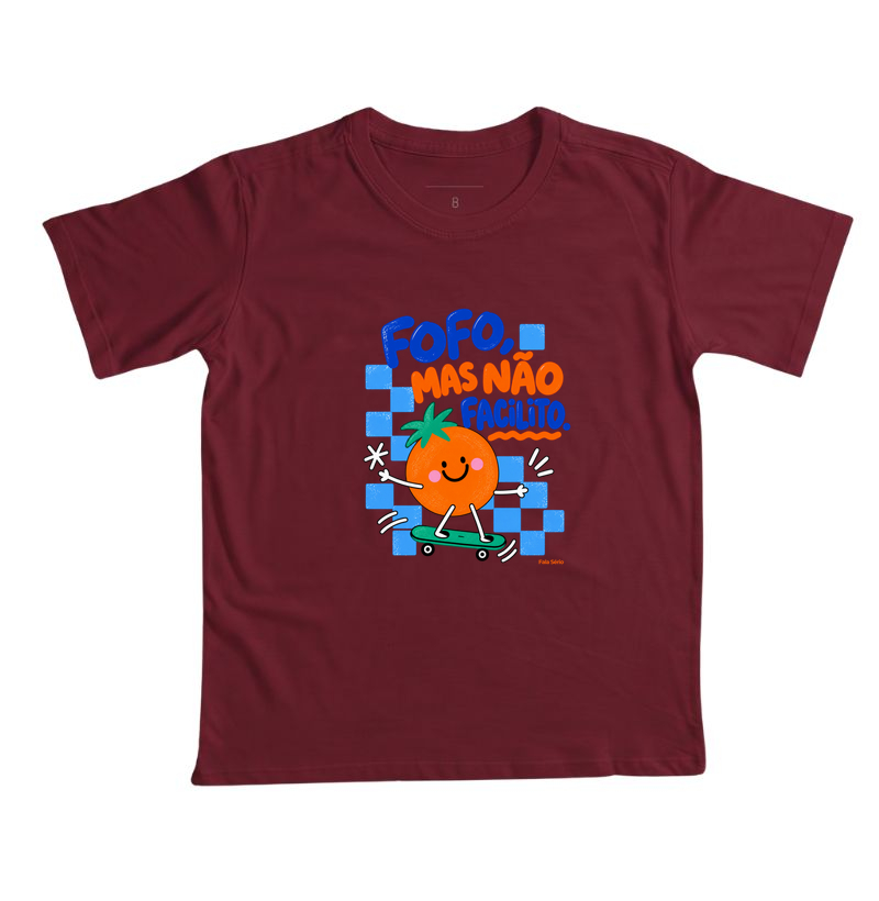Camiseta Infantil Fofo Mas Não Facilito  - Imagem 9