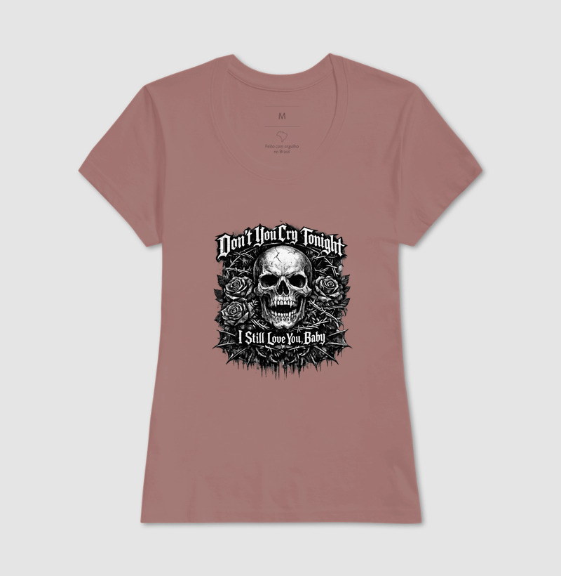 Camiseta Don't Cry Guns N' Rose – Estampa Heavy Metal Dark - Imagem 15