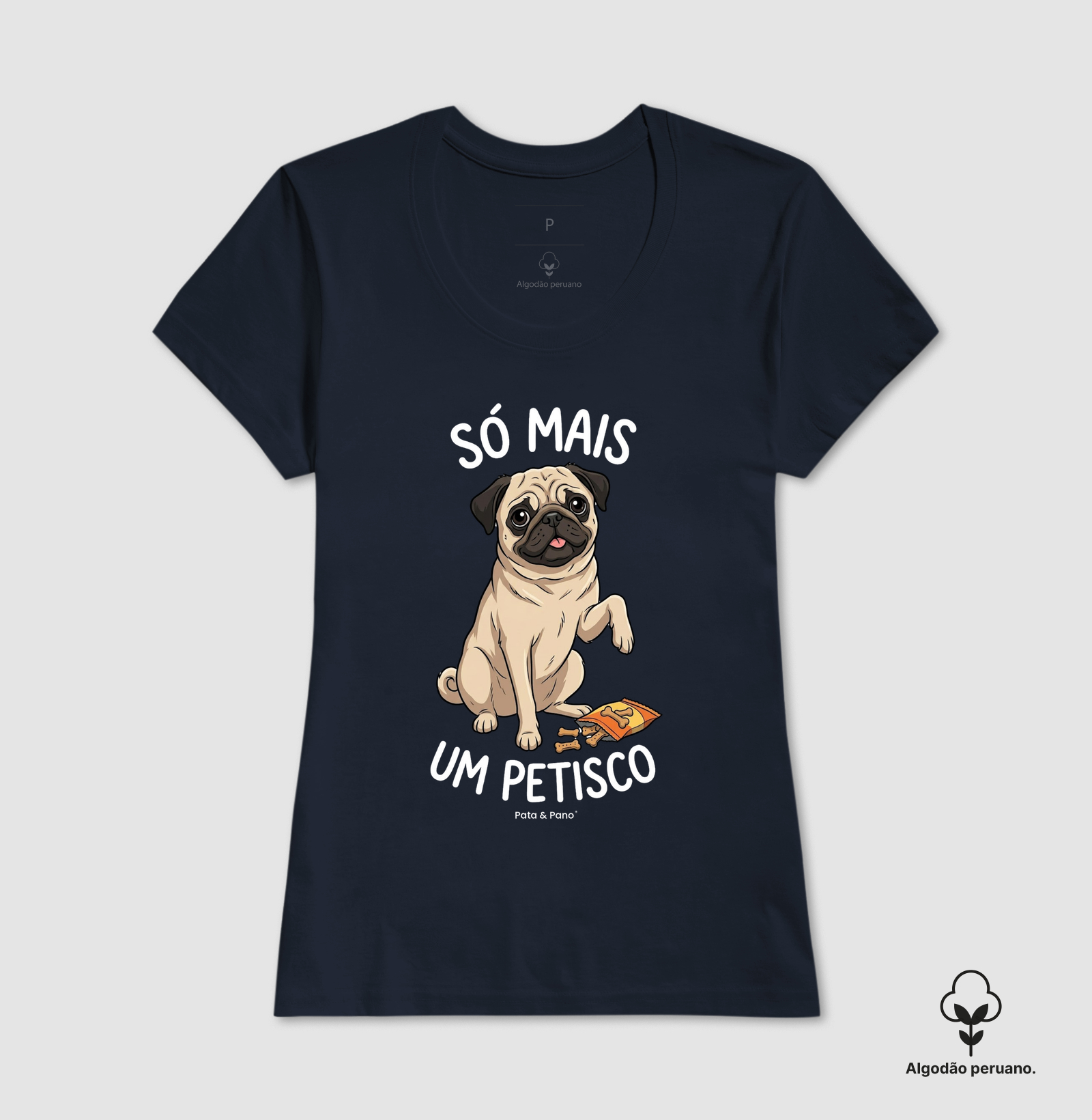 CAMISETA PUG PETISCO - Imagem 2