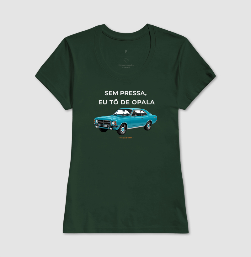 Sem pressa, eu tô de Opala - azul claro - Imagem 13