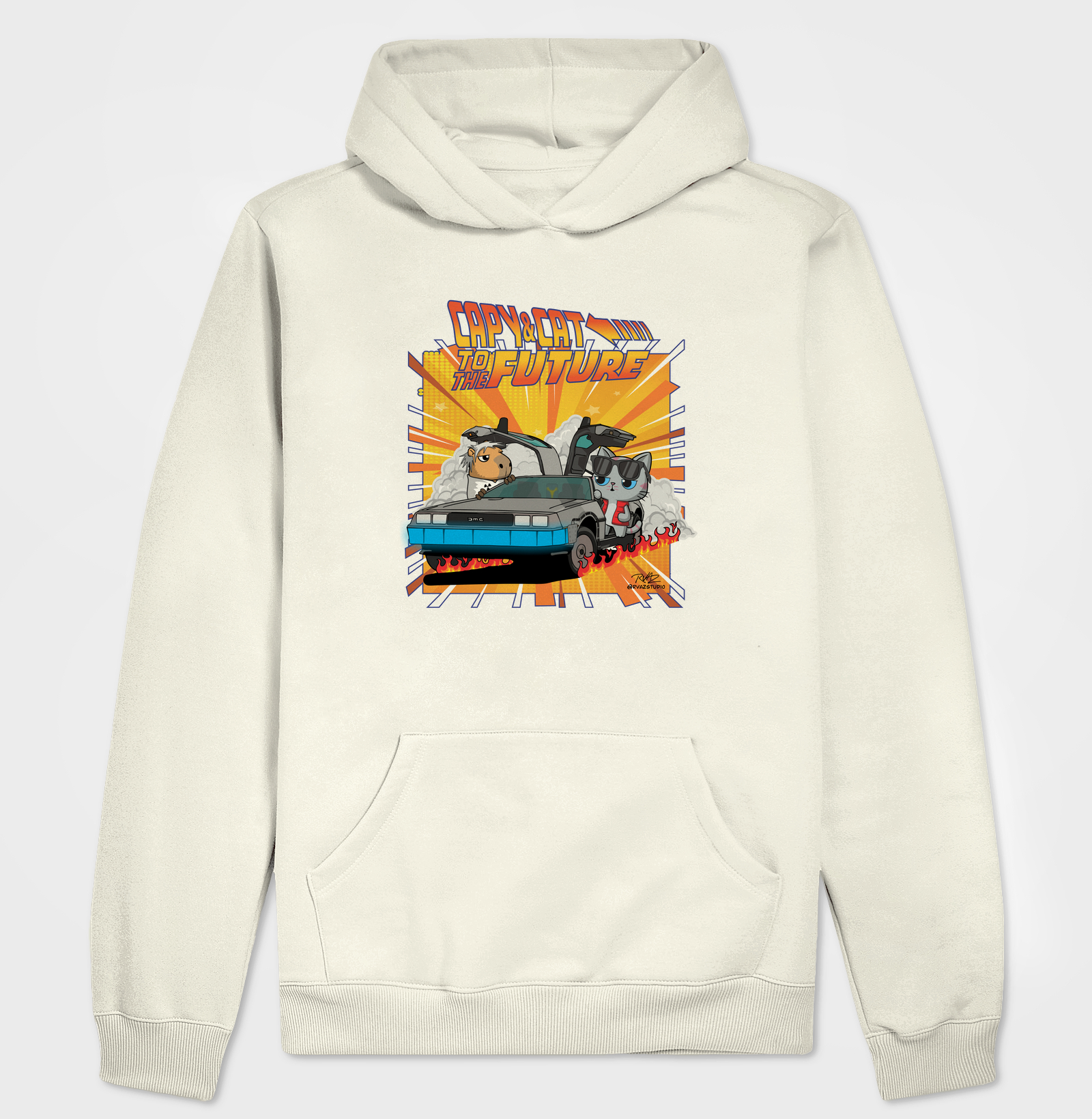 Camiseta Capy & Cat to the Future - Imagem 3