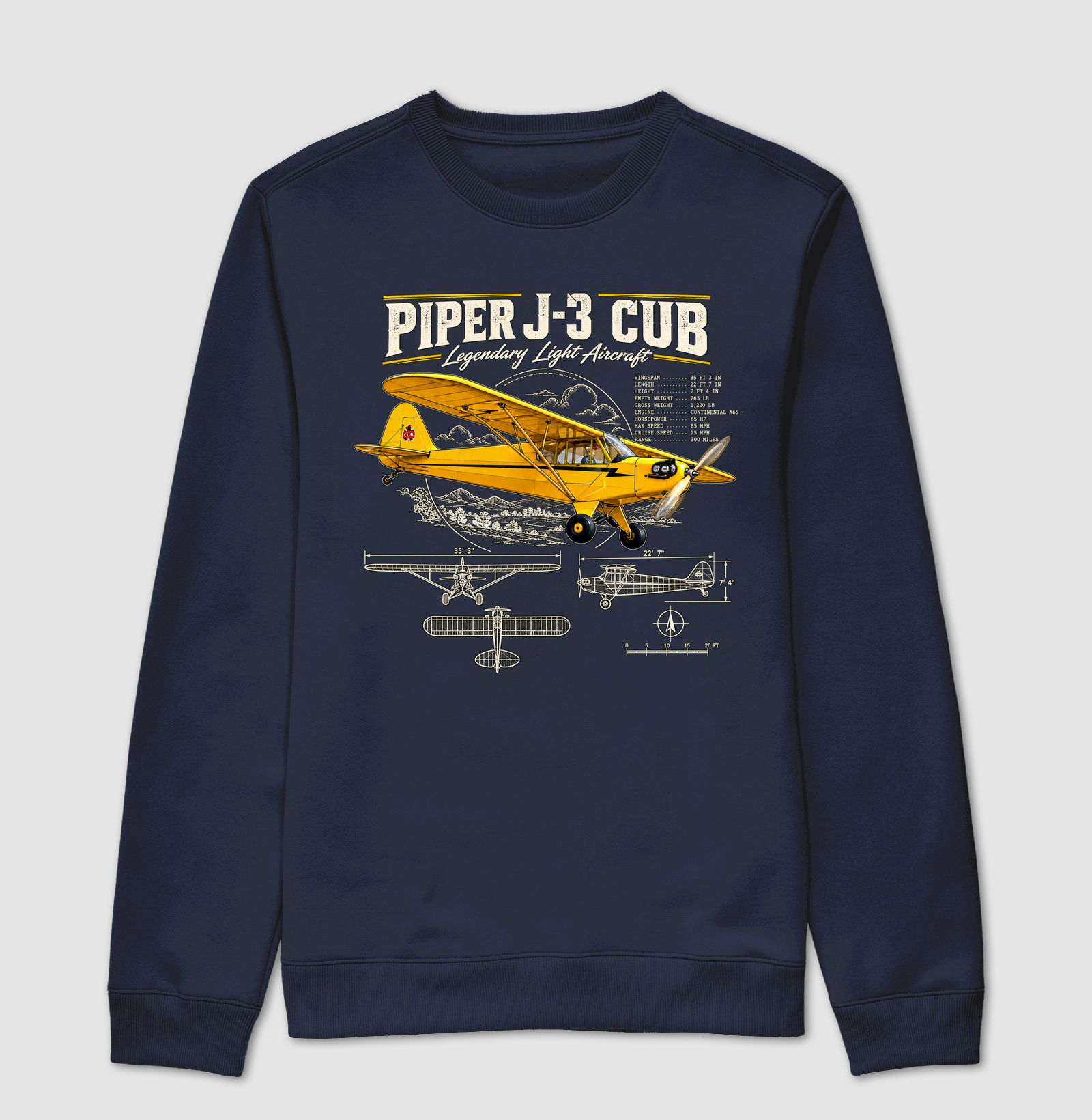 Piper J3 Cub | Vintage - Imagem 5