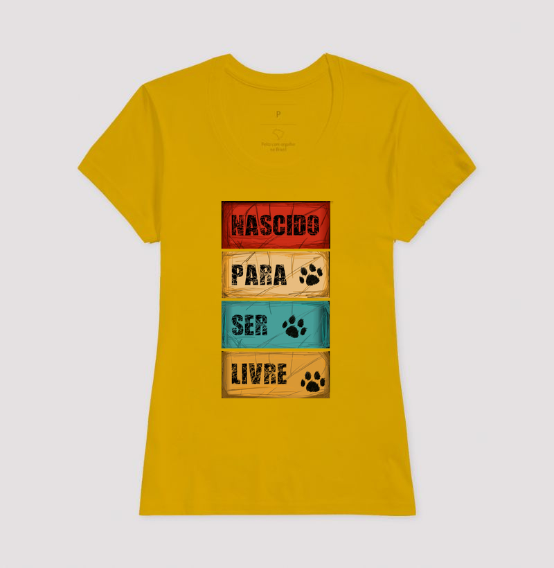 Camiseta Nascido para Ser Livre - Imagem 18