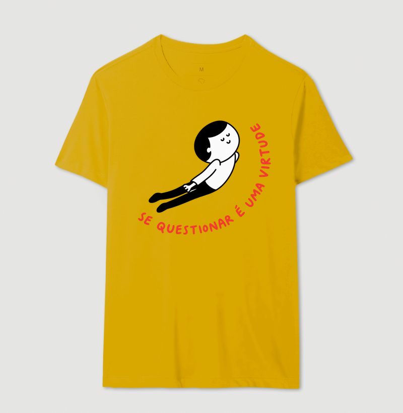Camiseta Se Questionar É Uma Virtude (estampa G) - Imagem 10