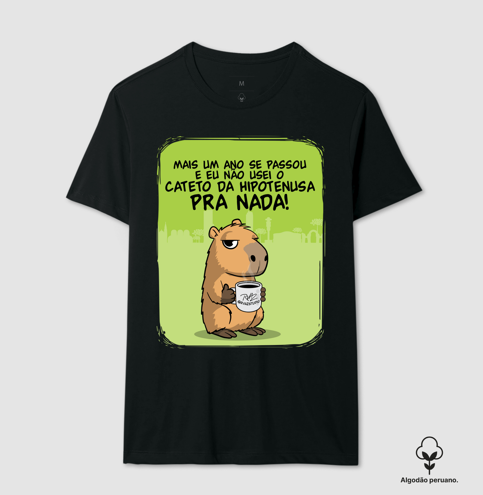 Camiseta Capivara Cateto da Hipotenusa - Imagem 4