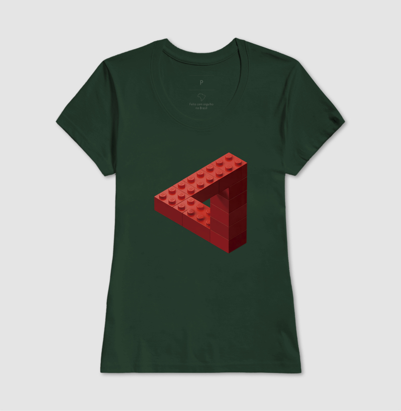 Camiseta Ilusão de Blocos - Imagem 13