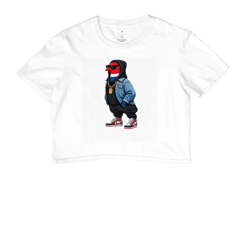 Essa estampa é puro estilo das ruas — com atitude que domina o visual streetwear! Vista essa camiseta e mostre que você tem flow, estilo e atitude em cada passo. - Imagem 3