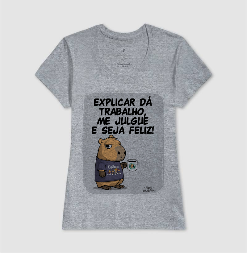 Camiseta Capivara me julgue - Imagem 9