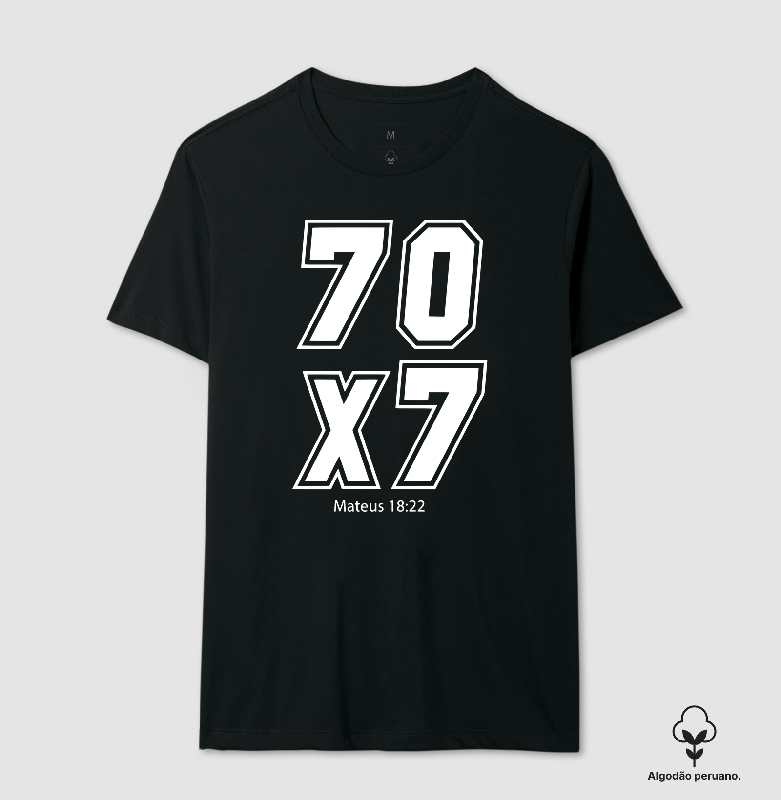 Camiseta Masc. Algodão Peruano 70x7  - Imagem 3